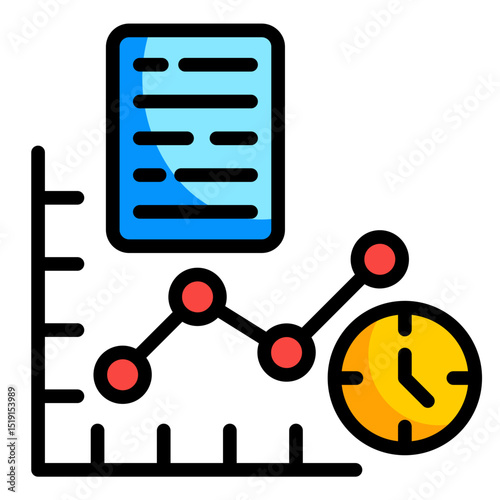 Timeline Chart Icon