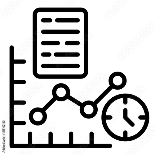 Timeline Chart Icon
