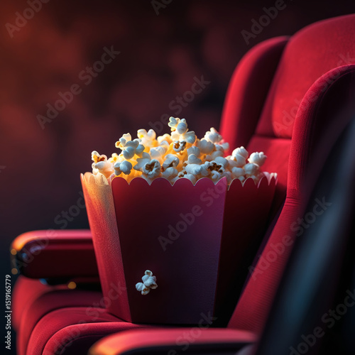 cinema and popcorn