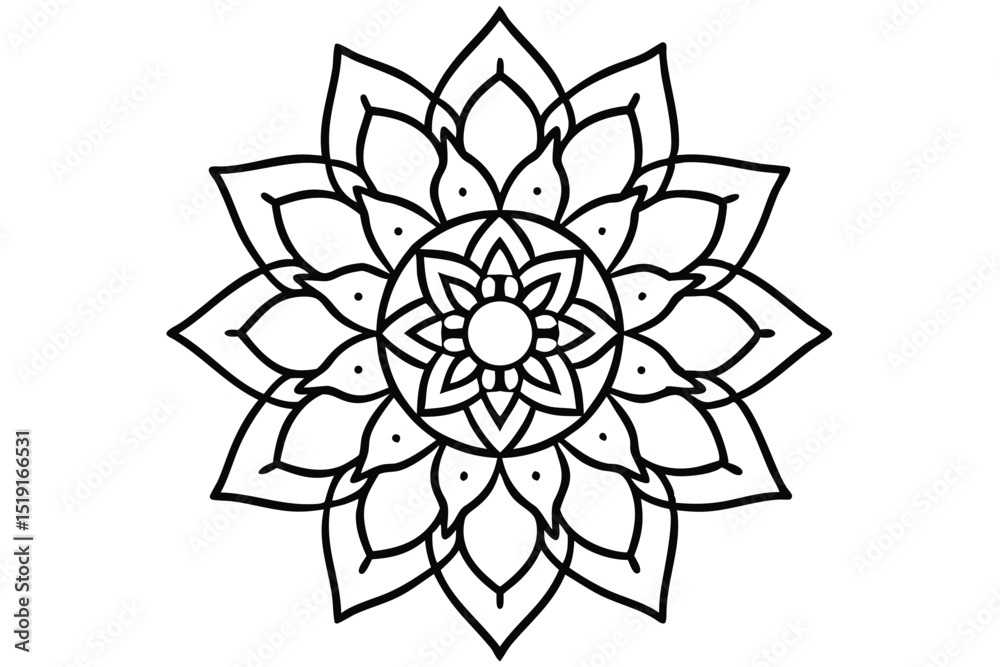 Rose gold mandala design with delicate floral patterns Rose gold mandala design with delicate floral patterns