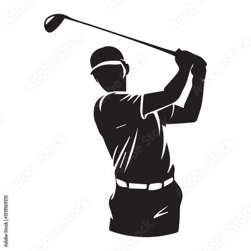 Golfer Silhouette
