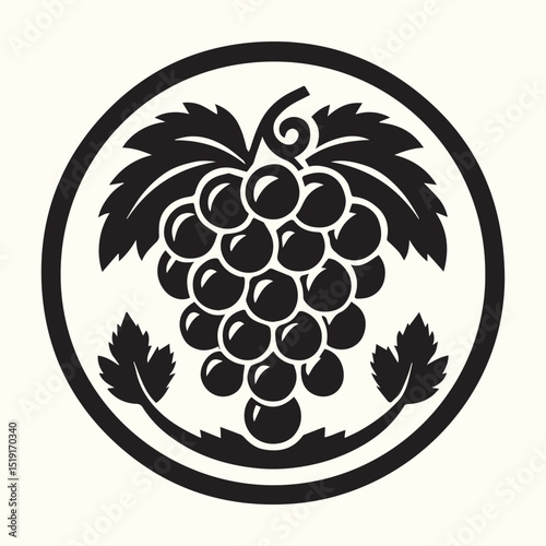 grape silhouette vector designs perfect for various creative uses