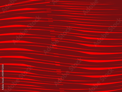 Abstract red geometric lines on red background. Modern red futuristic pattern. Futuristic technology concept, suitable for covers, posters, banners, flyers, websites, etc.