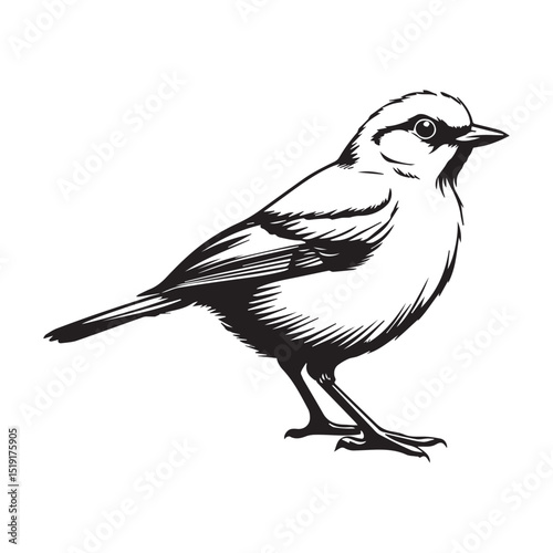 vector illustration of a bird