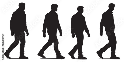 Walking Silhouettes
