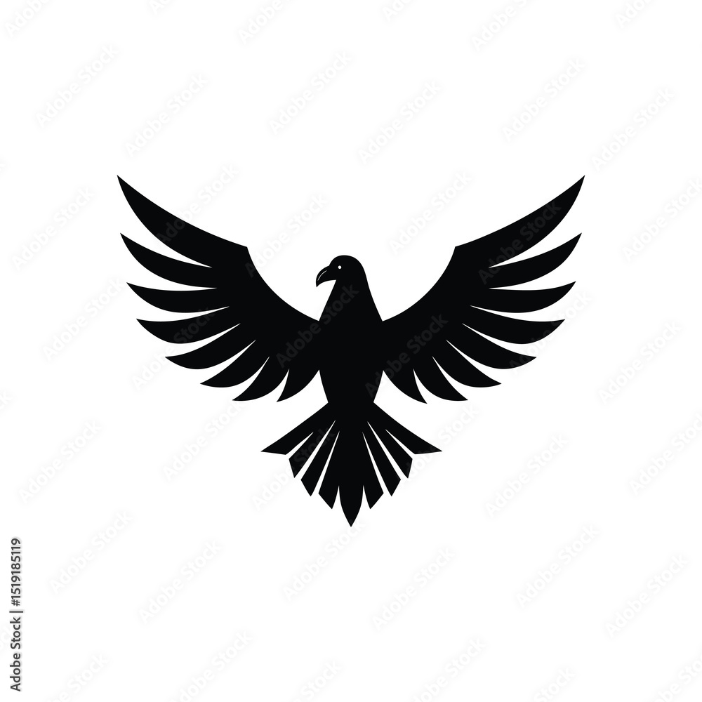 Eagle Minimalist Vector Silhouette Eagle Minimalist Vector Silhouette