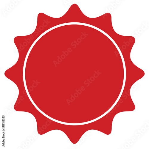 Sale and New Label Sale tags 30, 50, 70. Discount red ribbons, banners and icons. Shopping Tags. Sale icons. Red isolated on white background, vector illustration