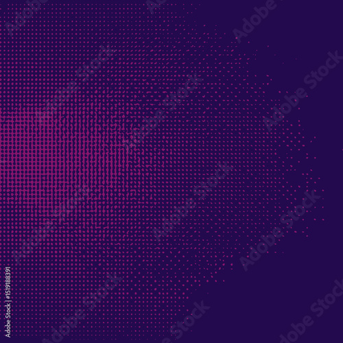 Abstract Purple and Pink Halftone Background Design