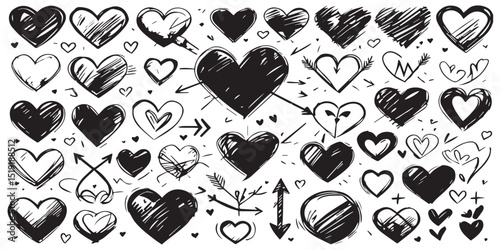 Heart Pattern (Line Art)
