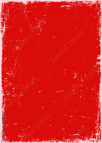 Red Grunge Scratched Background Texture Distressed Vintage Design Element
