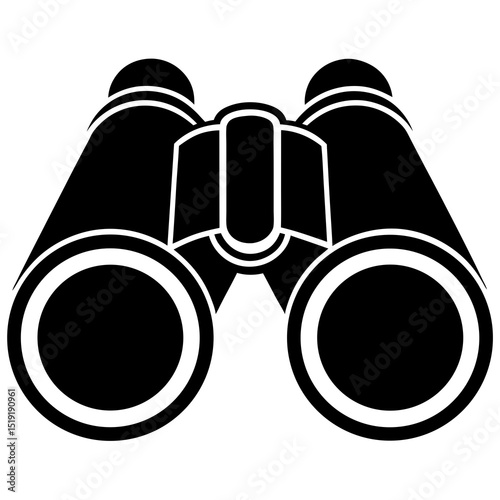 binoculars vector illustration