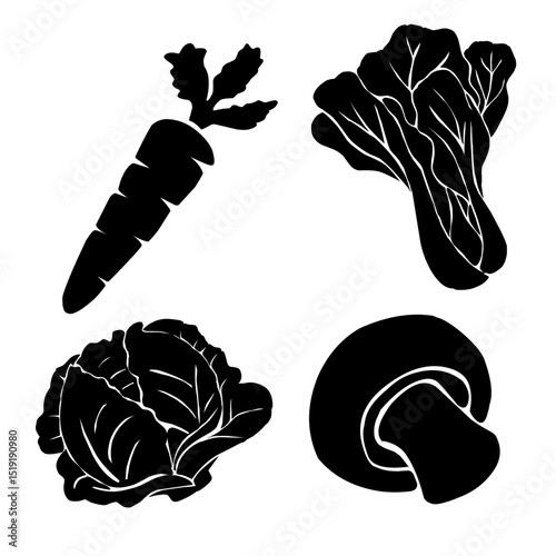 Icon Set vegetable