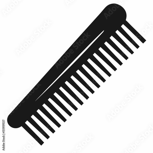 sleek vector illustration of a comb