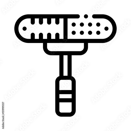 boom mic line icon