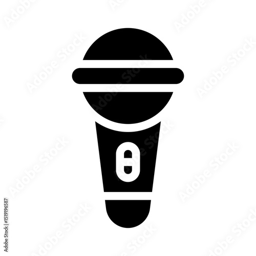 mic glyph icon