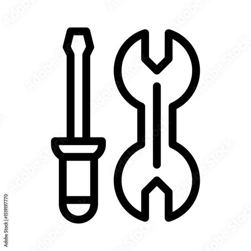 tools line icon
