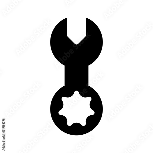 wrench glyph icon