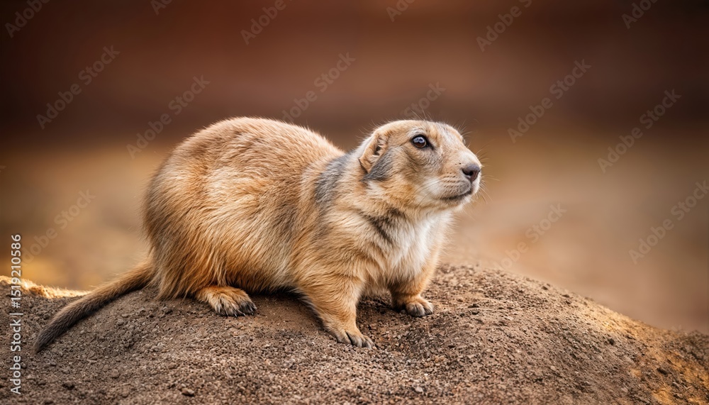 Blacktailed Prairie Dog Burrow Amidst the Grasslands Closeup of a Striped Rodent in Southwestern U.S., Showcasing Earthy Tones and Detailed Textures, Embracing the Wild Wests Serene Beauty. Blacktailed Prairie Dog Burrow Amidst the Grasslands Closeup of a Striped Rodent in Southwestern U.S., Showcasing Earthy Tones and Detailed Textures, Embracing the Wild Wests Serene Beauty.
