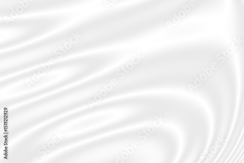 abstract smooth elegant white fabric silk texture soft background, flowing satin waves.