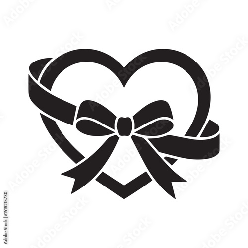 Heart with Ribbon


