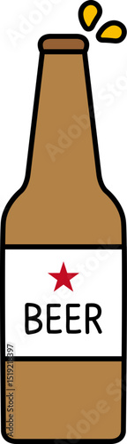 맥주병 일러스트