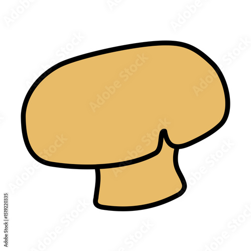 button mushroom icon	