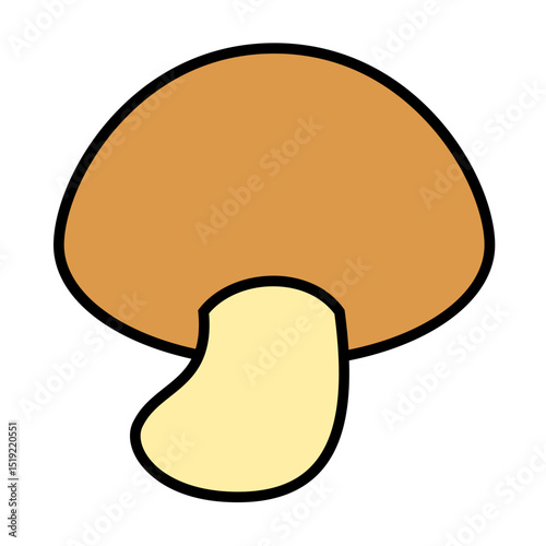 straw mushroom icon	