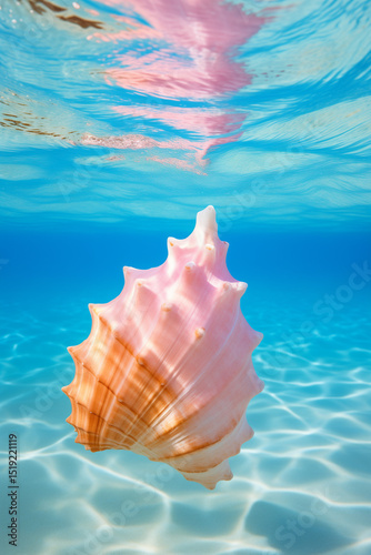 Seashells in the sea