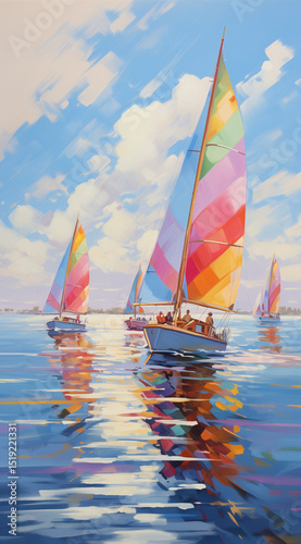 sailboat in the sea