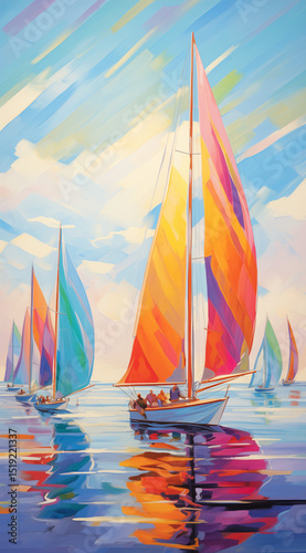 sailboat on the sea