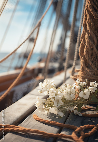 rope on the beach