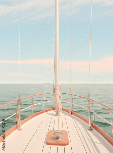 sailing on the sea