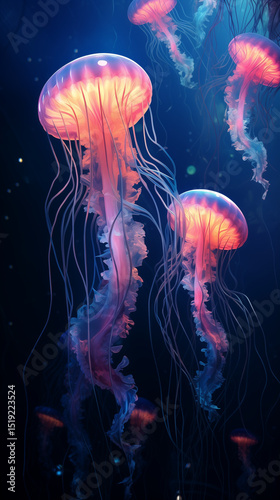 jelly fish in aquarium
