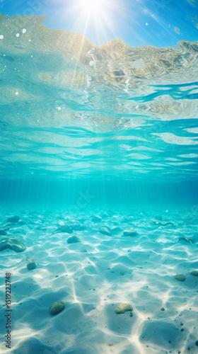 blue sea background
