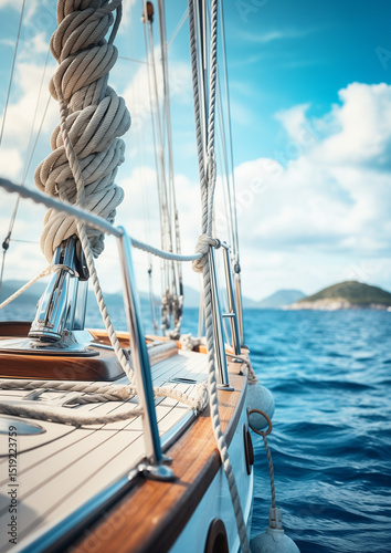 sailing ship in the sea