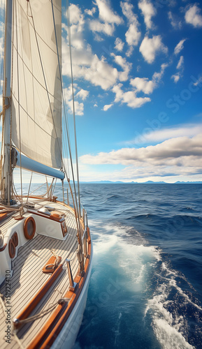 sailing boat on the sea