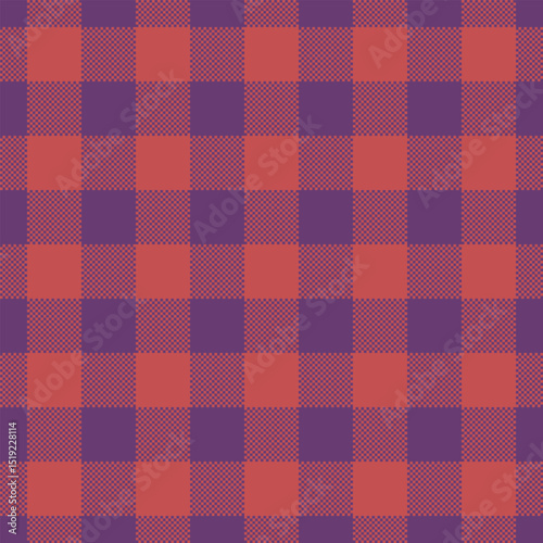 Contemporary plaid pattern in bright, cheerful colors. Perfect for modern textile production, decorative ribbons, or youthful clothing designs with energy.