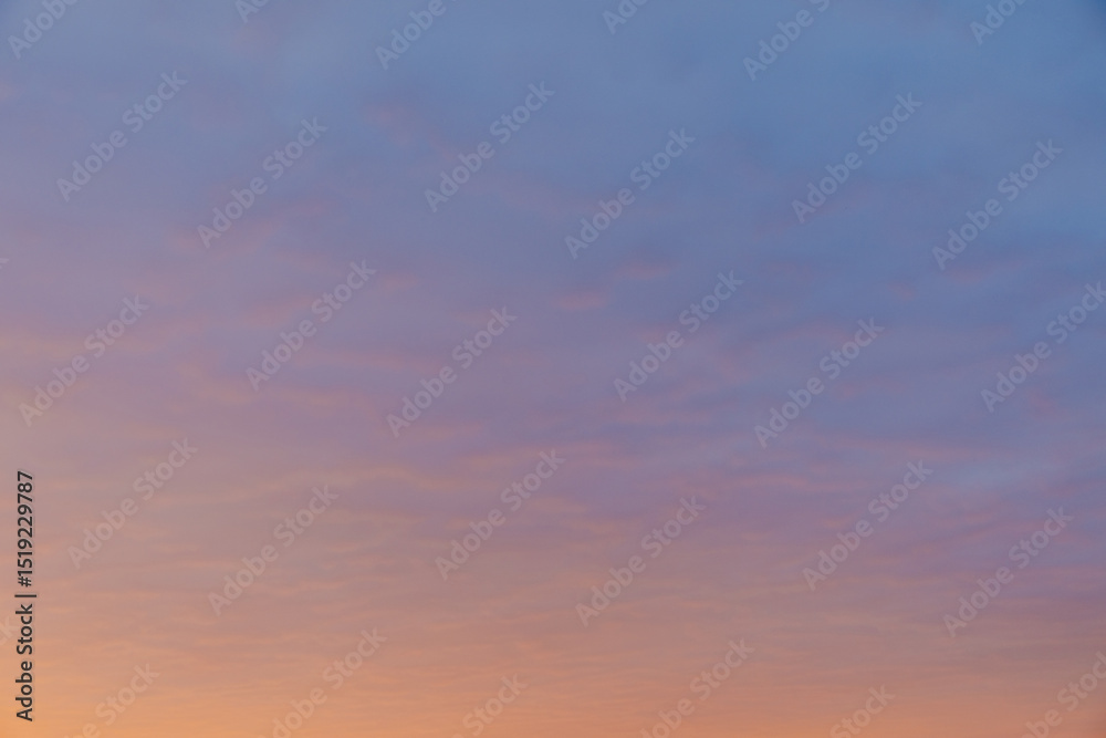 Fototapeta premium Sunset sky and evening glow