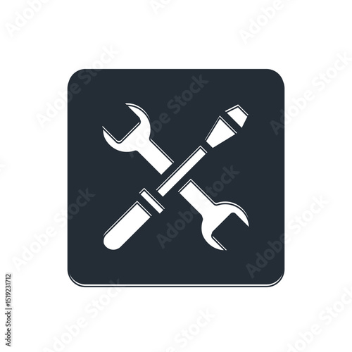 Black 3D printer setting icon isolated on white background. 3d printing. Vector
