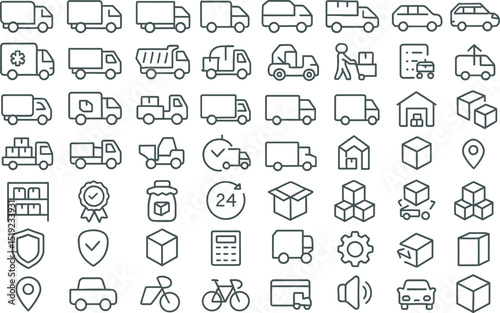 This reflects the content (icons), usage (web/business), and style (flat, sketch), while staying concise and clear