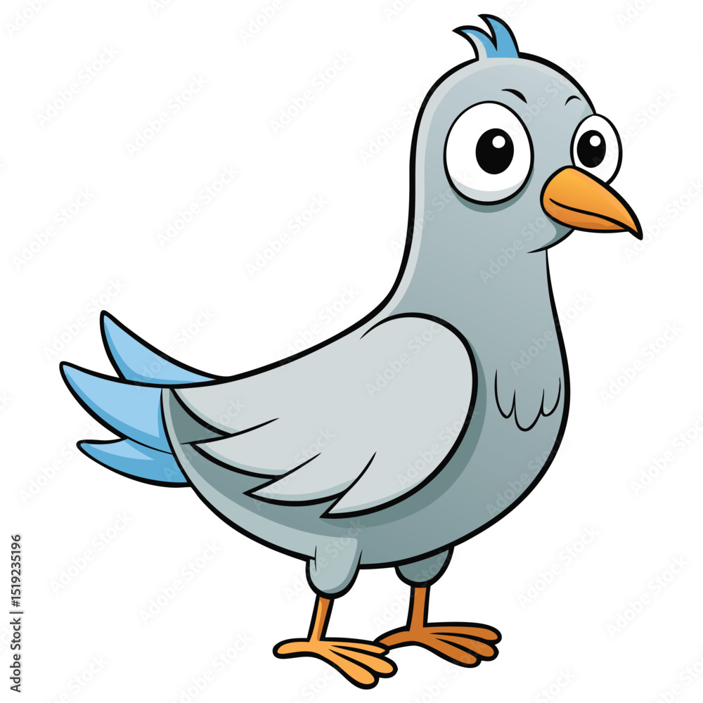 Obraz premium Real Dove Flying or Perched