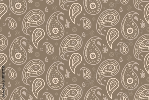 India buta with style design. Poster herbal sketch background. Eternity orient on interior variation.