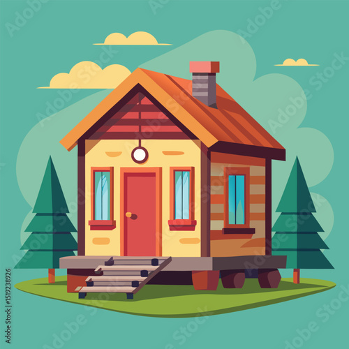 Cozy Cabin Retreat Peaceful small cabin in nature's Embrace