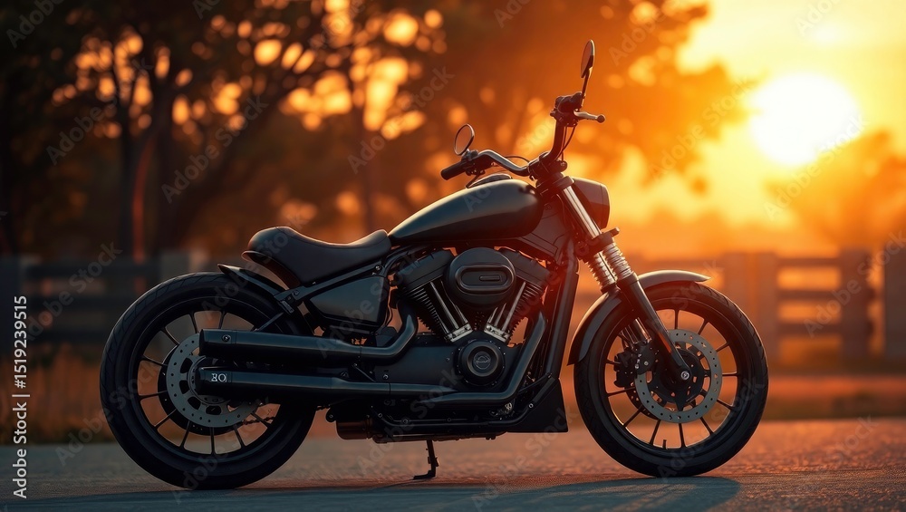 Obraz premium motorcycle on the road