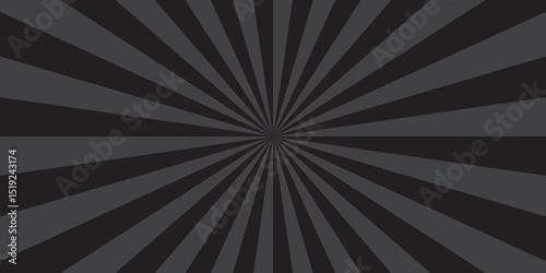 	
Vector sunburst pattern black and gray design. Vintage sunrays illustration swirl grunge backdrop line. sun beam vector banner design and comic burst gradient concept pattern.