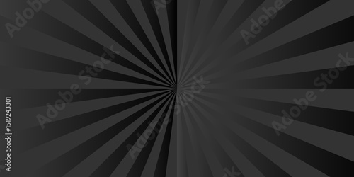	
Vector sunburst pattern black and gray design. Vintage sunrays illustration swirl grunge backdrop line. sun beam vector banner design and comic burst gradient concept pattern.