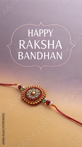 Happy Raksha Bandhan Indian festival celebration cultural background