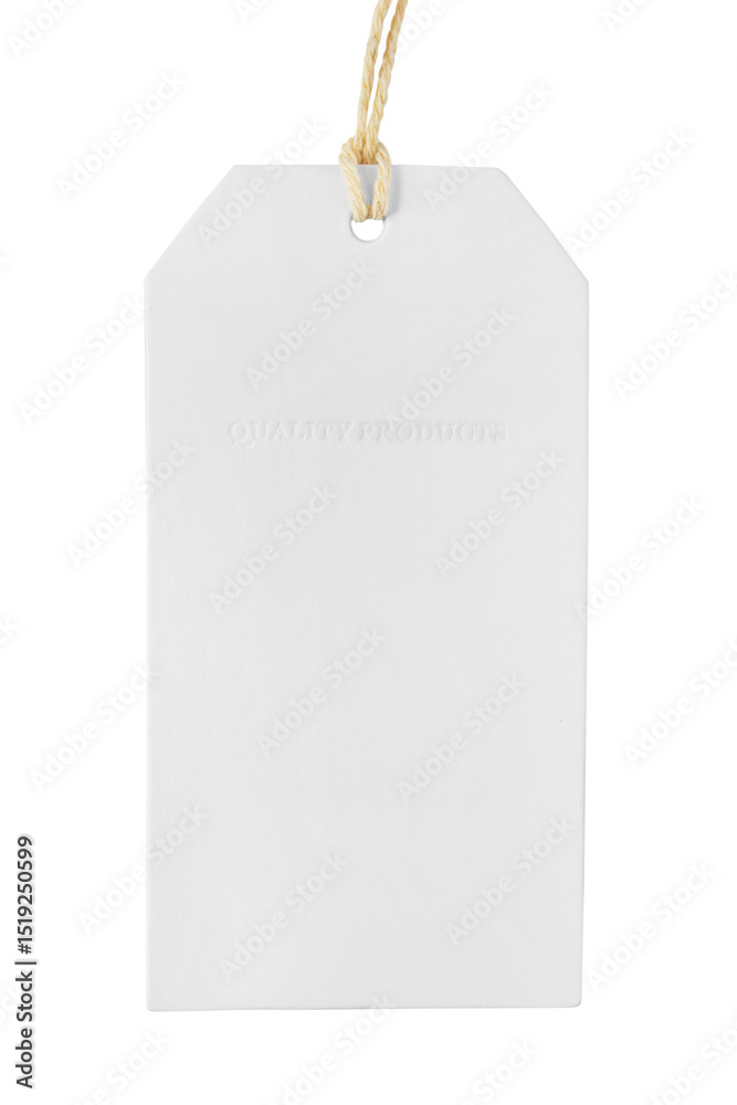 Fototapeta premium Clothes label isolated
