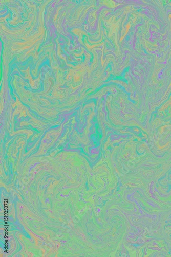 Holograms, Abstract Swirling Pastel Colors Fluid Art Background Texture