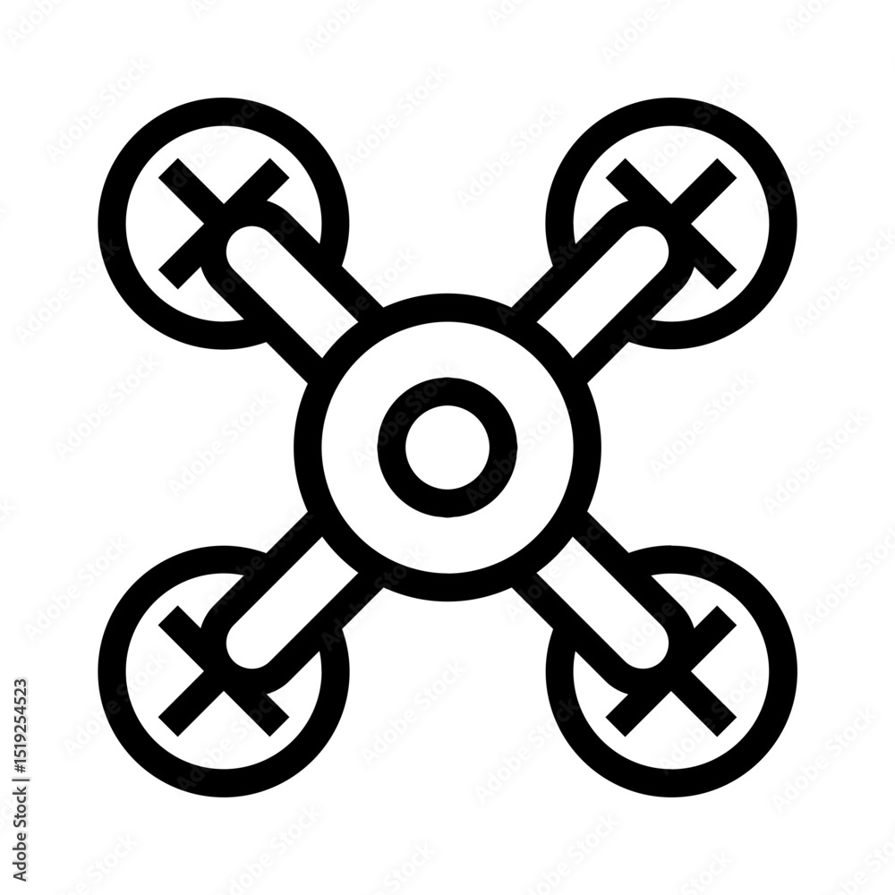 Fototapeta premium Drone Flying